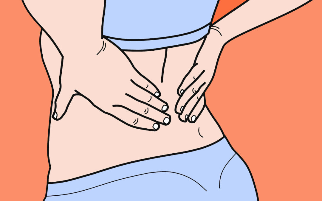 back pain illustration